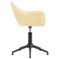 vidaXL Sillas de comedor giratorias 2 uds terciopelo crema vidaXL Sillas de comedor giratorias 2 uds terciopelo crema