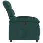vidaXL Sillón reclinable de tela verde oscuro vidaXL Sillón reclinable de tela verde oscuro