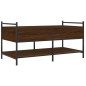vidaXL Mesa de centro madera de ingeniería roble marrón 99x50x50 cm vidaXL Mesa de centro madera de ingeniería roble marrón 99x50x50 cm
