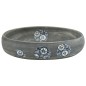 vidaXL Lavabo sobre encimera ovalado cerámica gris 59x40x15 cm vidaXL Lavabo sobre encimera ovalado cerámica gris 59x40x15 cm
