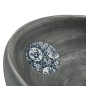 vidaXL Lavabo sobre encimera ovalado cerámica gris 59x40x15 cm vidaXL Lavabo sobre encimera ovalado cerámica gris 59x40x15 cm