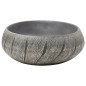 vidaXL Lavabo sobre encimera ovalado cerámica negro y gris 59x40x15 cm vidaXL Lavabo sobre encimera ovalado cerámica negro y gris 59x40x15 cm
