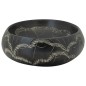 vidaXL Lavabo sobre encimera ovalado cerámica negro 59x40x15 cm vidaXL Lavabo sobre encimera ovalado cerámica negro 59x40x15 cm