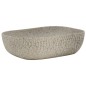 vidaXL Lavabo sobre encimera rectangular cerámica gris 48x37,5x13,5 cm vidaXL Lavabo sobre encimera rectangular cerámica gris 48x37,5x13,5 cm