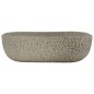 vidaXL Lavabo sobre encimera rectangular cerámica gris 48x37,5x13,5 cm vidaXL Lavabo sobre encimera rectangular cerámica gris 48x37,5x13,5 cm