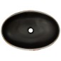 vidaXL Lavabo sobre encimera ovalado cerámica multicolor 59x40x15 cm vidaXL Lavabo sobre encimera ovalado cerámica multicolor 59x40x15 cm