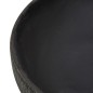 vidaXL Lavabo sobre encimera ovalado cerámica gris y negro 59x40x14 cm vidaXL Lavabo sobre encimera ovalado cerámica gris y negro 59x40x14 cm