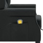 vidaXL Sillón de masaje con reposapiés tela gris oscuro vidaXL Sillón de masaje con reposapiés tela gris oscuro