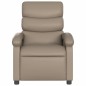 vidaXL Sillón reclinable de cuero sintético color capuchino vidaXL Sillón reclinable de cuero sintético color capuchino