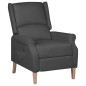 vidaXL Silla reclinable de tela gris oscuro vidaXL Silla reclinable de tela gris oscuro
