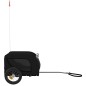 vidaXL Remolque de bicicleta mascotas hierro tela Oxford negro vidaXL Remolque de bicicleta mascotas hierro tela Oxford negro