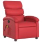 vidaXL Sillón de masaje reclinable cuero sintético rojo vidaXL Sillón de masaje reclinable cuero sintético rojo
