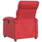 vidaXL Sillón de masaje reclinable cuero sintético rojo vidaXL Sillón de masaje reclinable cuero sintético rojo
