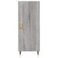 vidaXL Aparador alto madera contrachapada gris Sonoma 34,5x34x180 cm vidaXL Aparador alto madera contrachapada gris Sonoma 34,5x34x180 cm
