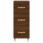 vidaXL Aparador alto madera contrachapada roble marrón 34,5x34x180 cm vidaXL Aparador alto madera contrachapada roble marrón 34,5x34x180 cm