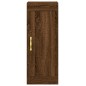 vidaXL Aparador alto madera contrachapada roble marrón 34,5x34x180 cm vidaXL Aparador alto madera contrachapada roble marrón 34,5x34x180 cm
