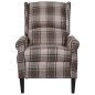 vidaXL Sillón de masaje reclinable de tela beige vidaXL Sillón de masaje reclinable de tela beige