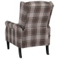 vidaXL Sillón de masaje reclinable de tela beige vidaXL Sillón de masaje reclinable de tela beige