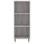 vidaXL Aparador alto madera contrachapada gris Sonoma 34,5x34x180 cm vidaXL Aparador alto madera contrachapada gris Sonoma 34,5x34x180 cm
