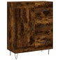 vidaXL Aparador alto madera contrachapada roble ahumado 69,5x34x180 cm vidaXL Aparador alto madera contrachapada roble ahumado 69,5x34x180 cm
