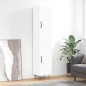 vidaXL Aparador alto madera de ingeniería blanco 34,5x34x180 cm