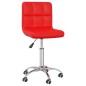 vidaXL Sillas de comedor giratorias 2 uds cuero sintético rojo vidaXL Sillas de comedor giratorias 2 uds cuero sintético rojo