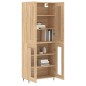 vidaXL Aparador alto madera contrachapada color roble 69,5x34x180 cm vidaXL Aparador alto madera contrachapada color roble 69,5x34x180 cm