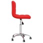 vidaXL Sillas de comedor giratorias 2 uds cuero sintético rojo vidaXL Sillas de comedor giratorias 2 uds cuero sintético rojo