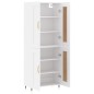 vidaXL Aparador alto madera contrachapada blanco 69,5x34x180 cm vidaXL Aparador alto madera contrachapada blanco 69,5x34x180 cm
