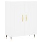 vidaXL Aparador alto madera contrachapada blanco 69,5x34x180 cm vidaXL Aparador alto madera contrachapada blanco 69,5x34x180 cm