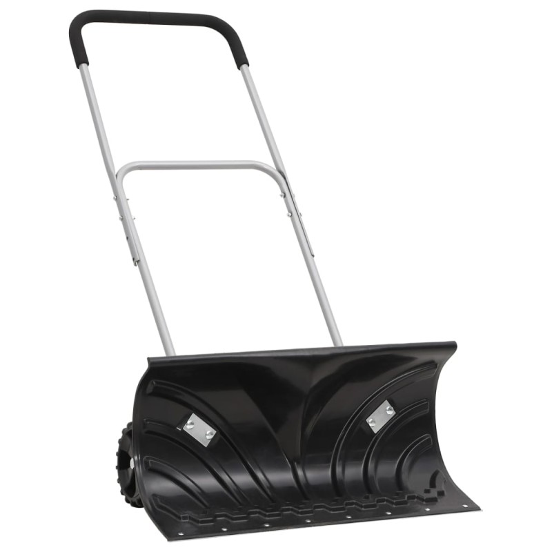vidaXL Pala de nieve con mango extensible lámina de acero negro 66 cm vidaXL Pala de nieve con mango extensible lámina de acero negro 66 cm