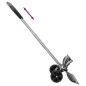 vidaXL Pala de nieve con mango extensible lámina de acero negro 66 cm vidaXL Pala de nieve con mango extensible lámina de acero negro 66 cm