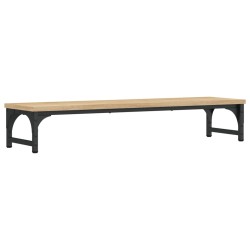 vidaXL Soporte de pantalla madera ingeniería roble Sonoma 85x23x15,5cm