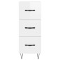 vidaXL Aparador alto madera contrachapada blanco brillo 34,5x34x180 cm vidaXL Aparador alto madera contrachapada blanco brillo 34,5x34x180 cm