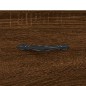 vidaXL Aparador alto madera contrachapada roble marrón 34,5x34x180 cm vidaXL Aparador alto madera contrachapada roble marrón 34,5x34x180 cm