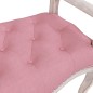 vidaXL Banco de terciopelo rosa 80x45x60 cm