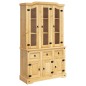 vidaXL Aparador Corona madera maciza pino mexicano 112x43x196 cm vidaXL Aparador Corona madera maciza pino mexicano 112x43x196 cm