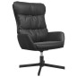 vidaXL Sillón de relax de cuero sintético negro vidaXL Sillón de relax de cuero sintético negro