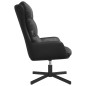 vidaXL Sillón de relax de cuero sintético negro vidaXL Sillón de relax de cuero sintético negro
