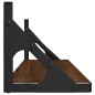 vidaXL Estantes pared 2uds madera ingeniería roble marrón 80x15x15,5cm vidaXL Estantes pared 2uds madera ingeniería roble marrón 80x15x15,5cm