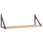 vidaXL Estantes pared 2uds madera ingeniería roble Sonoma 80x25x25,5cm vidaXL Estantes pared 2uds madera ingeniería roble Sonoma 80x25x25,5cm