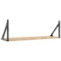 vidaXL Estantes pared 2uds madera ingeniería roble Sonoma 80x25x25,5cm vidaXL Estantes pared 2uds madera ingeniería roble Sonoma 80x25x25,5cm