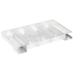 vidaXL Generador de humo frío 8 cámaras acero inoxidable 35 cm