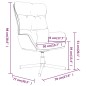 vidaXL Sillón de relax de cuero sintético negro vidaXL Sillón de relax de cuero sintético negro