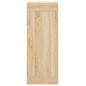vidaXL Aparador de madera contrachapada roble Sonoma 34,5x34x180 cm vidaXL Aparador de madera contrachapada roble Sonoma 34,5x34x180 cm