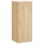 vidaXL Aparador de madera contrachapada roble Sonoma 34,5x34x180 cm vidaXL Aparador de madera contrachapada roble Sonoma 34,5x34x180 cm