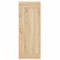 vidaXL Aparador de madera contrachapada roble Sonoma 34,5x34x180 cm vidaXL Aparador de madera contrachapada roble Sonoma 34,5x34x180 cm