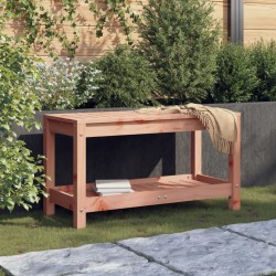 vidaXL Banco de jardín madera maciza de abeto Douglas 82,5x35x45 cm