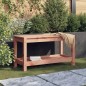 vidaXL Banco de jardín madera maciza de abeto Douglas 82,5x35x45 cm vidaXL Banco de jardín madera maciza de abeto Douglas 82,5x35x45 cm