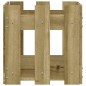 vidaXL Jardinera diseño de valla madera de pino impregnada 30x30x30 cm vidaXL Jardinera diseño de valla madera de pino impregnada 30x30x30 cm